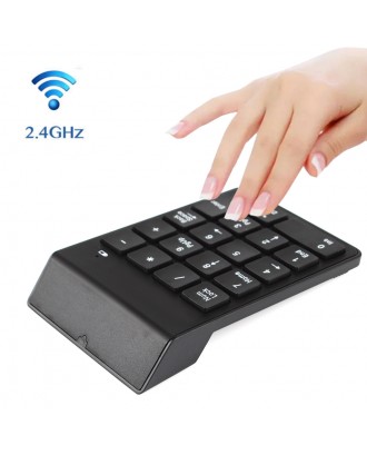 2.4G Wireless USB Numeric Keypad Mini Numpad 18 Keys Digital Keyboard for iMac/MacBook Air/Pro Laptop PC Notebook Desktop