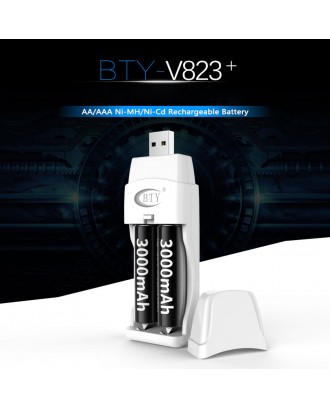 USB Charger for  AA AAA Ni-MH Ni-Cd Rechargeable Batteries.