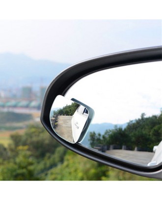 2Pcs Car 360 Degree Adjustable Motorcycle Blind Spot Rear View Mirror Accessories